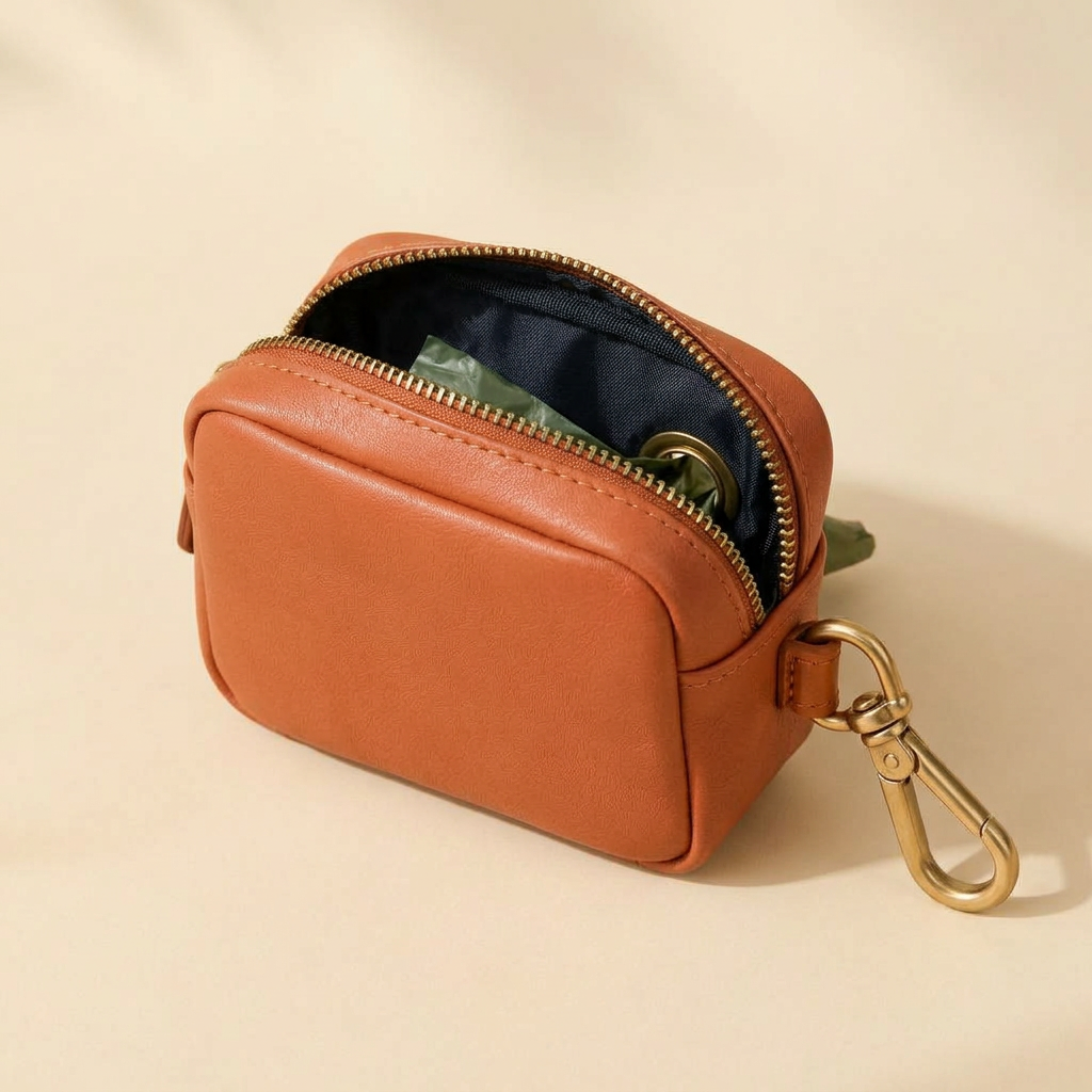 Bolso Alba para perro — detalle de materiales — Mora & Bigotes