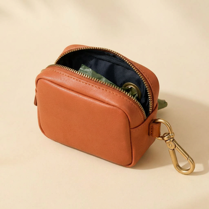 Bolso Alba para perro — detalle de materiales — Mora & Bigotes