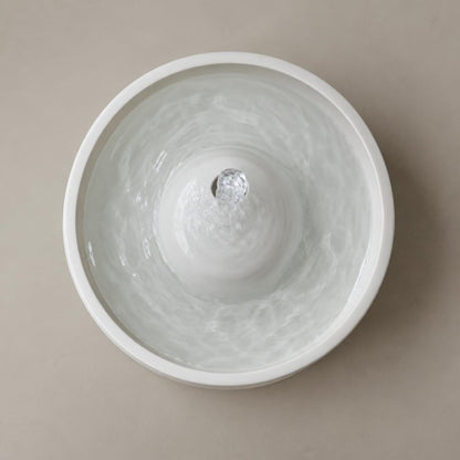 Fuente Cascada para gato — detalle de materiales — Mora & Bigotes