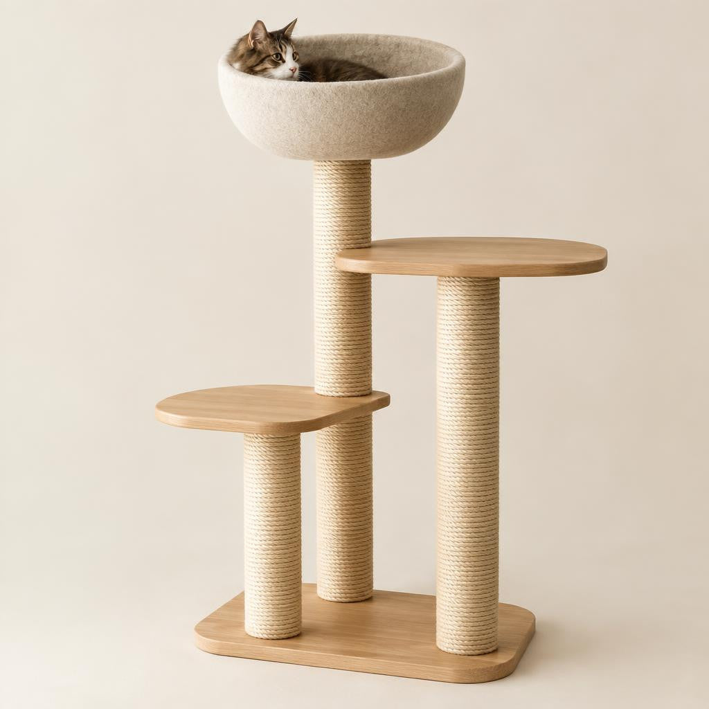 Rascador Nido para gato — fotografía de producto Mora & Bigotes