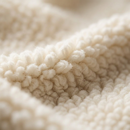Manta Nube para perro — detalle de materiales — Mora & Bigotes